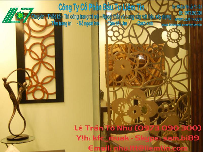 Tấm trang trí MDF - Composite với nhiều hoa văn|T.Như (0973 090 300)